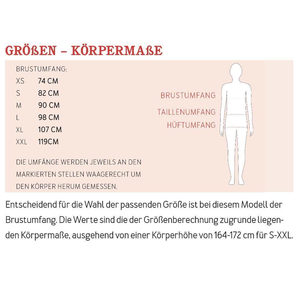 Papierschnittmuster Bluse mit Band Frau Krissi XS-XXL